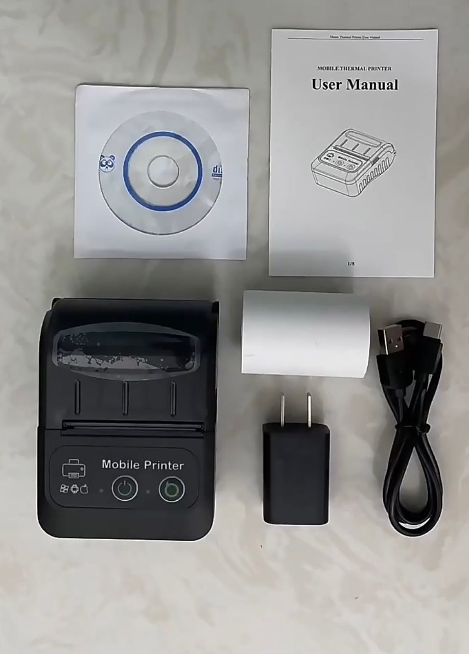 Mini Imprimante Thermique Bluetooth - Pack complet